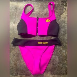Body Glove, Hot Pink Bikini, Size Small